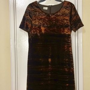 🔥Crushed velvet brown ombré maxi dress
